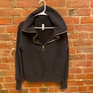 Varley high neck zip up
